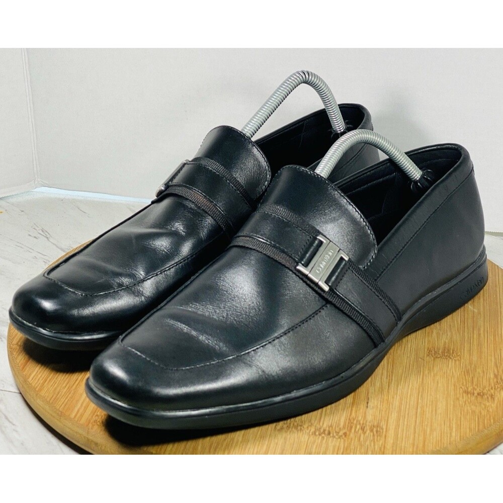 Calvin Klein Men’s Dress Flat Shoe JOSIAH size 11.5 Black